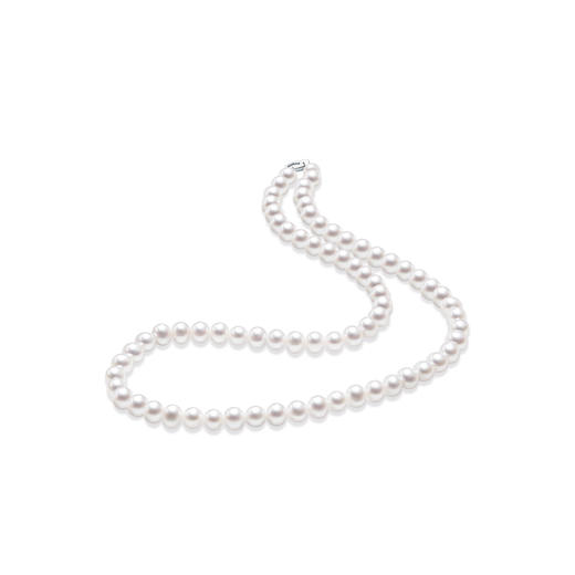 T80187-A-X004T00124001 周大福CHOW TAI FOOK 至真系列925银时尚珍珠项链-T80187【约链长40cm】 商品图3