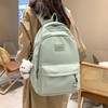 森系大容量高中大学生书包女简约百搭ins校园风双肩包女电脑背包 商品缩略图1