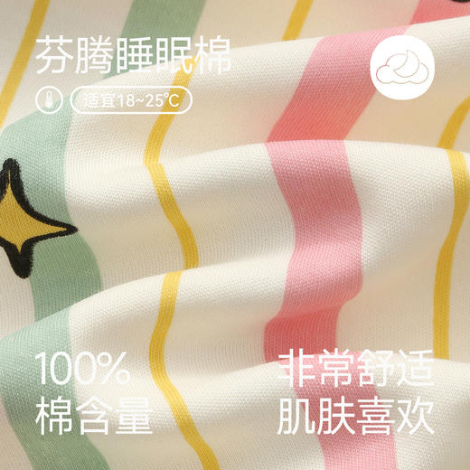 （合作款）芬腾春秋季新款纯棉条纹长袖家居服套装yc0209013 商品图1