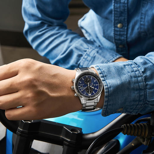 西铁城日本官方正品新款FF系列飞行风钢带光动能手表男CA0770-81L 商品图6