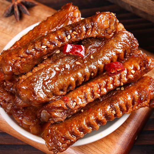 【粉丝专属❗️魔鬼辣鸭翅中】魔鬼辣爆鸭翅，58天短保新鲜，肉厚个大，熟食下酒菜香辣解馋追剧零食L-d 商品图1