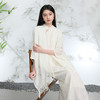 三彩2026新款国风镂空流苏针织披肩外搭米白茶会禅意氛围感雅致女 商品缩略图2