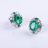 【四时和美】祖母绿耳钉-CB12406032 商品缩略图3