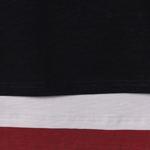 26011SDSA男装2026新款高贵轻奢韩版撞色拼接假两件长袖T恤百搭时尚 商品图2