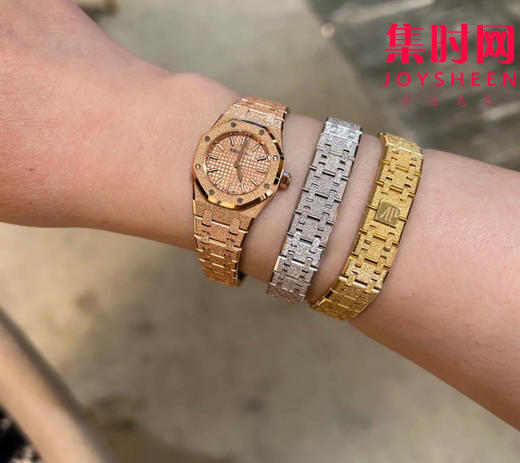 AP爱彼皇家橡树23mm霜金款 皇家橡树霜金新推出23mm迷你款石英女表 女士腕表 表径23mm 张韶涵同款 商品图4