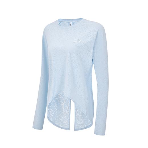 多威新款轻薄透气女式柔软亲肤宽松长袖罩衫上衣2352203 商品图5