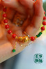 【茱事顺俪】18k黄金沙丁红珊瑚葫芦手链 商品缩略图5