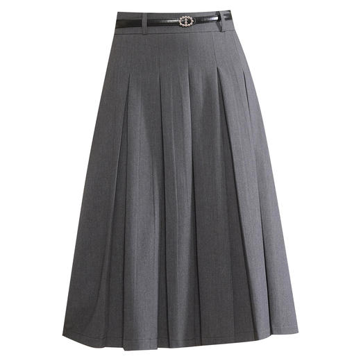 「自」全新升级【铂金会员146/天猫199/差价53】(13255)洛诗琳气质西装百褶半身裙2026春季新款百搭中长款遮胯显瘦a字裙 商品图4