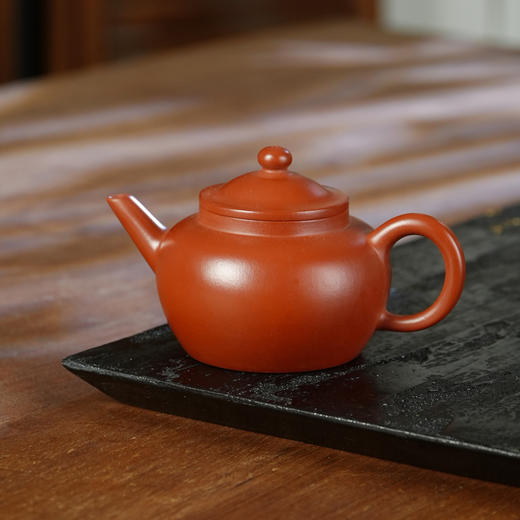 蔡志君/原矿大红袍朱泥宜兴紫砂茶壶紫砂壶功夫茶泡茶壶朱泥紫砂茶具 商品图0