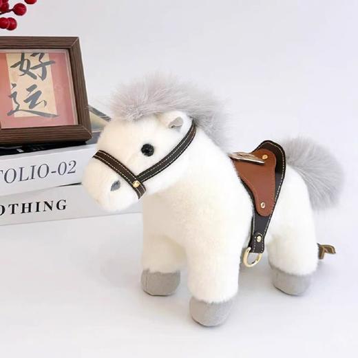 马 骏马白色中号 商品图0