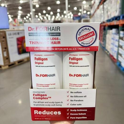 美国本土 · Dr.ForHair 头皮健康洗发水750ml*2瓶｜美国直邮 商品图0