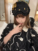 宋雨琦同款！官网599 野兽×HelloKitty联名春款小香风天丝棉家居服套装 经典黑底配菱格奶白珍珠项链KT印花 慵懒显贵 商品缩略图5