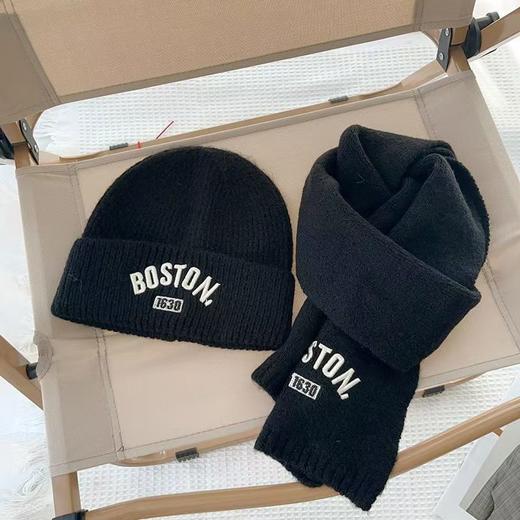 【新年款儿童帽子2件套】冬季秋冬季针织保暖套装男童宝宝女童韩版秋冬围巾毛线帽 商品图11