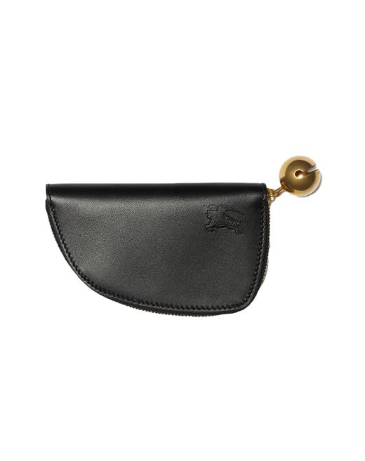 8079861U 博柏利BURBERRY 【纳帕羊皮革】女士气质浮雕马术骑士盾牌Shield零钱收纳袋【13*7.5cm】 商品图0