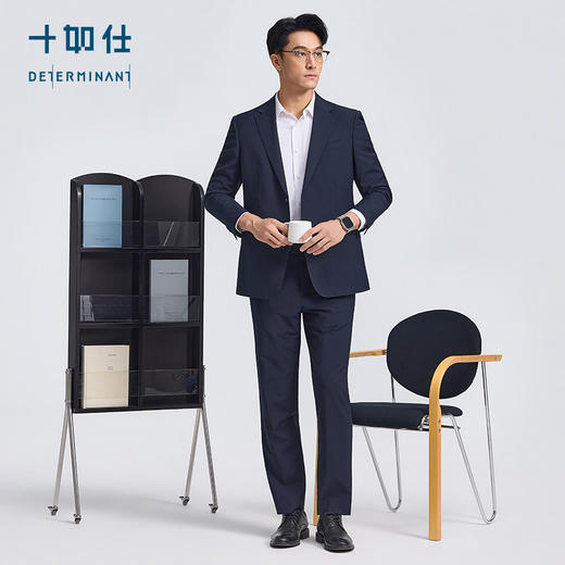 【春夏新品】十如仕西服套装精纺羊毛轻型质感春夏套西BZ05-01+SP05-03 商品图1