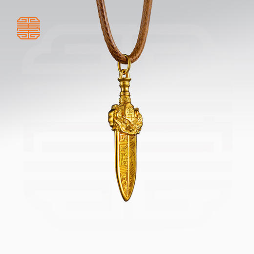 玺匠金铺《金锋纳福》足金9999 黄金吊坠项链生日礼物 商品图5