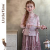 littletime女童马甲2025秋冬新款儿童新中式国风马甲女宝两件套 商品缩略图3