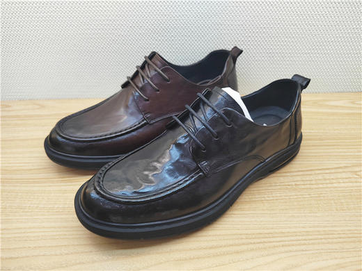 豪行春季新款13173116牛皮真皮商务休闲男鞋皮鞋单鞋 商品图1