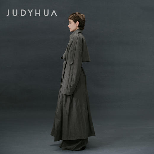 JUDYHUA 荒原系列长款风衣外套 商品图2