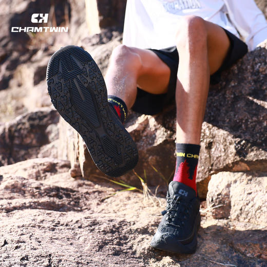 Chamtwin运动鞋男防撞耐磨旅游鞋男款越野缓震防滑户外登山徒步鞋CHX953011 商品图12