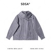 2650SDSA男装2026新款高贵轻奢韩版复古抽绳连帽衬衫百搭宽松休闲衬衣 商品缩略图4