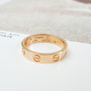 【95新】Cartier卡地亚LOVE系列B4050751玫瑰金窄版单钻LOVE戒指51号中性款270126AK32 商品缩略图6