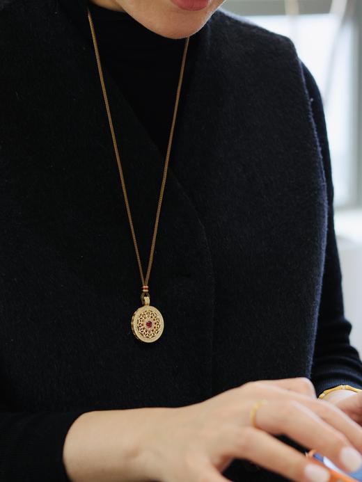 鸿运当头  好运常在 银镀金首饰 吊坠  （非质量问题 不退不换） 商品图1