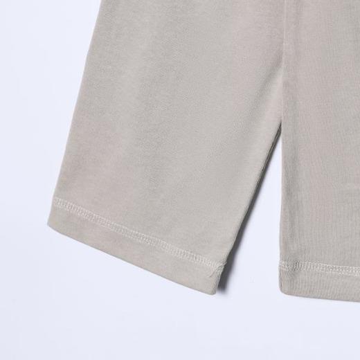 OAS2852SDSA男装2026新款高贵轻奢韩版百搭纯色开领散边长袖T恤时尚简约 商品图4