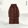 NANSONGSILK/NS加厚防风气质长款连帽过膝休闲百搭保暖鹅绒服547112南宋 商品缩略图9