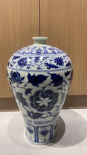 元青花牡丹纹梅瓶 商品图0