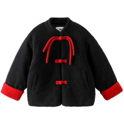 男童拜年服2025新款秋冬儿童冬装唐装中式汉服加厚外套喜庆过年服 商品图4