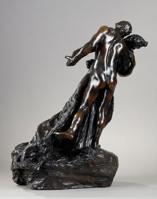 独角鹿西洋古董19世纪法国雕塑家卡米耶·克洛岱尔限量青铜雕塑作品《华尔兹》 商品图2