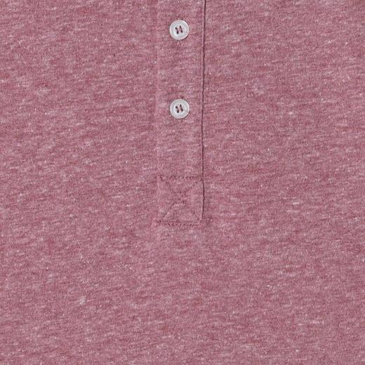 SDSA男装2026新款高贵轻奢韩版简约扎染半纽扣圆领长袖T恤百搭 商品图3