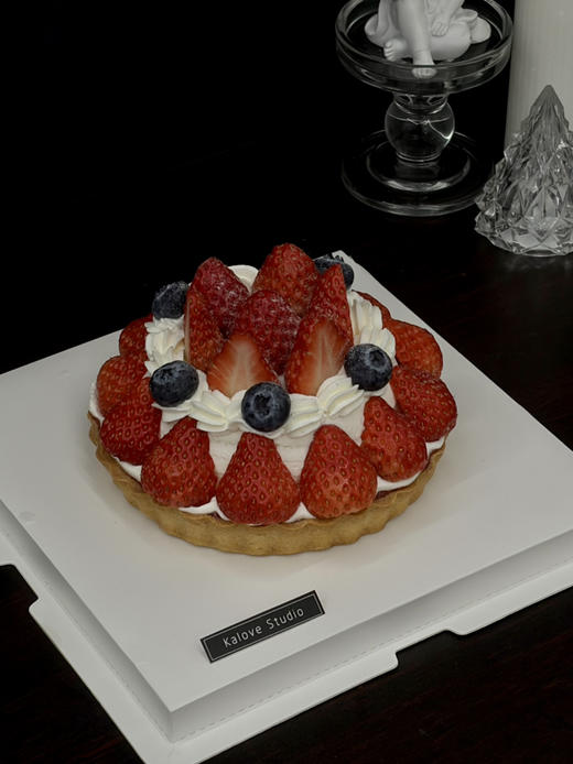 丹东草莓巴斯克芝士生日曲奇挞（推荐） 商品图1