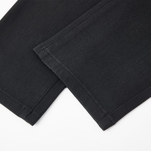 【莫代尔】德鲨夏新款黑色牛仔裤男青年直筒弹力裤子长裤 商品图4