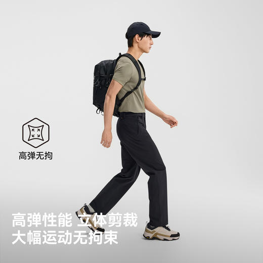 【风盾P26】伯希和户外软壳裤男26新款CORDURA耐磨防风徒步冲锋裤 商品图3