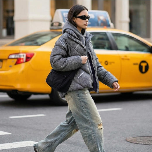 NANSONGSILK/NS鹅绒服时尚保暖冬季短款鹅绒服547025南宋 商品图3