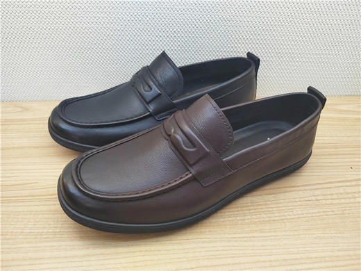 豪行春季新款13173205纯皮真皮商务休闲男鞋皮鞋单鞋 商品图1