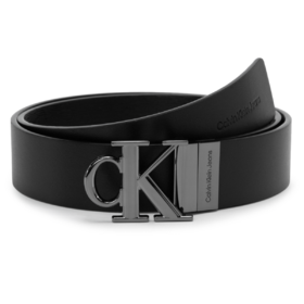 196808305031 卡尔文克雷恩Calvin Klein Jeans【父亲节礼物】男双面用亮面带头ck牛皮革休闲腰带HC0769【90cm】