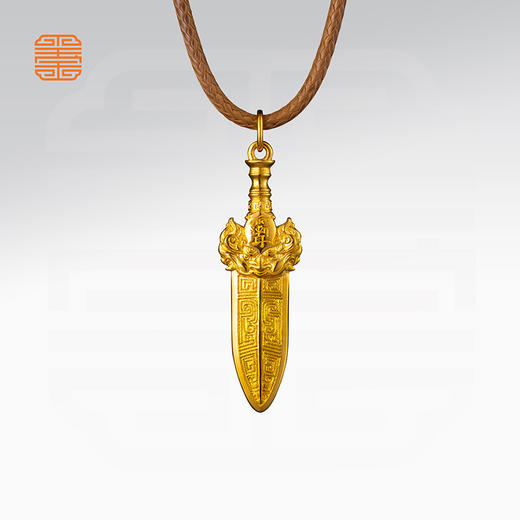 玺匠金铺《金锋纳福》足金9999 黄金吊坠项链生日礼物 商品图2