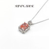 ShiningHouse[培育] 粉钻系列 18k金钻石项链 粉钻 雷迪恩形1克拉钻人工真钻人造钻石K金项链可调节时尚钻石项链悦己送礼臻选【此商品不支持7天无理由退货退款】预计3日发货 商品缩略图2