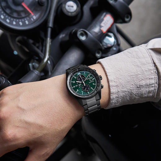 西铁城日本官方正品新款FF系列飞行风钢带光动能手表男CA0775-87X 商品图7