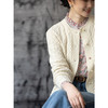 牧衣游原创 纯羊毛毛织短外套蓬松柔软保暖白色百搭毛织开衫 致卜 商品缩略图2