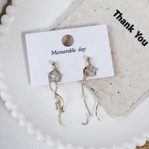 简约星星耳夹耳饰-纪念日百货门店同款169246129 商品图1