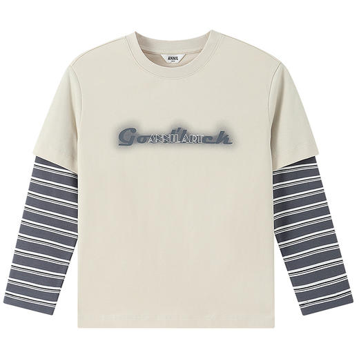 男女童圆领长袖针织衫春季新款安奈儿童装EM611743 商品图6