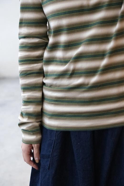 Auralee条纹圆领上衣 商品图3