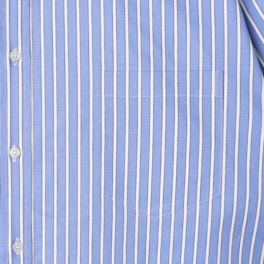 2192SDSA男装2026新款高贵轻奢韩版简约撞色竖纹长袖衬衫百搭宽松衬衣 商品图3