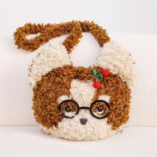 DA2486复古狗樱桃背包深棕 商品图0