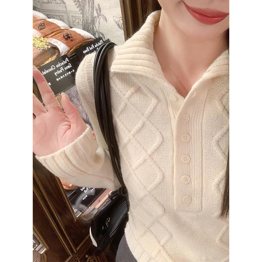 <曾小咸推荐>2.21现货秒杀 ！微信超特价！韩系翻领针织衫 日常189.99 立减100 秒杀89.99！！休闲裤 秒杀89.99！！ 商品图4