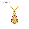 GAONAS  新中式潮流国风葫芦金色项链11345XY 商品缩略图0